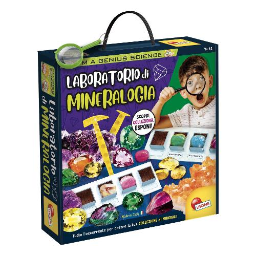 Lisciani Gioco educativo Laboratorio Mineralogia 7-12a I'M A GENIUS 83923