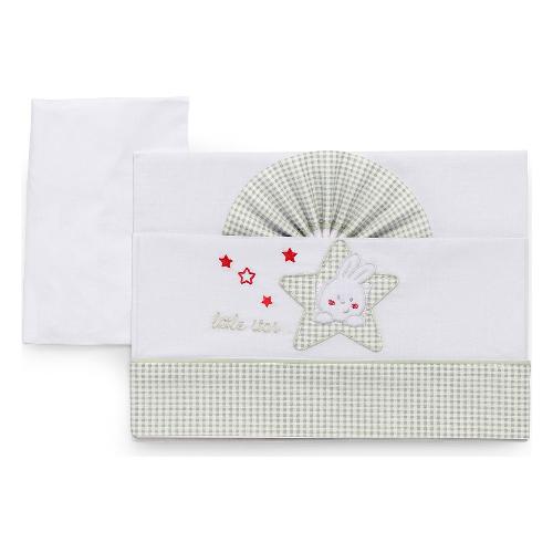 Italbaby Set lenzuola lettino completo 3 pz STAR Avorio 15 2010 206