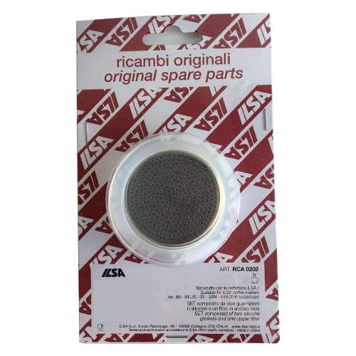 Ilsa Set guarnizioni e filtro caffettiera 4 Tazze 2 pz SLANCIO RCA0201