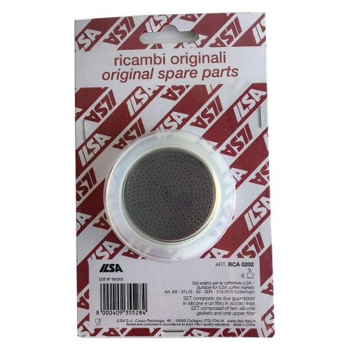 Ilsa Set guarnizioni e filtro caffettiera 6 Tazze 2 pz SLANCIO RCA0202