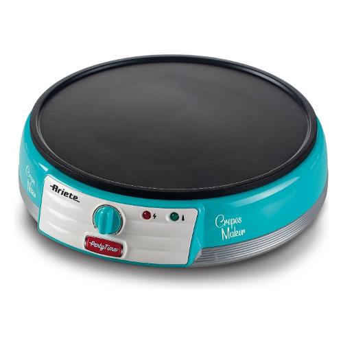 Ariete Crepiera elettrica 31cm PARTY TIME Crepes Maker Celeste 00C020201AR0 1000W