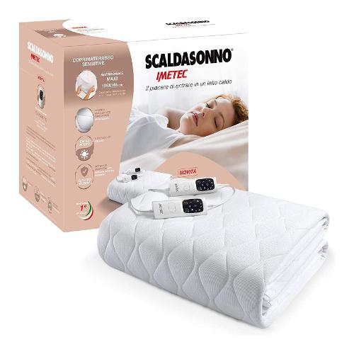 Imetec Scaldasonno ADAPTO Maxi Anallergico Trapuntato due piazze White 16729 6 T
