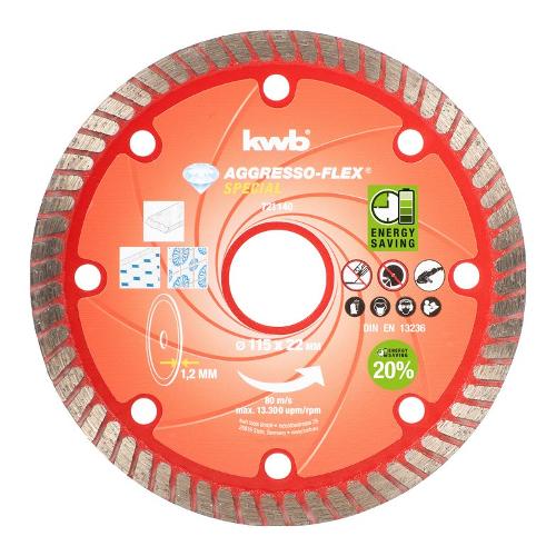 Kwb Disco diamante smerigliatrice 115 mm SPECIAL 721140