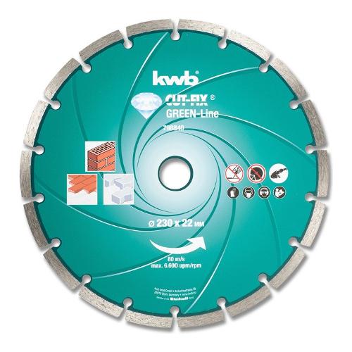 Kwb Disco diamante smerigliatrice 115 mm GREEN LINE DIAMANT 798140