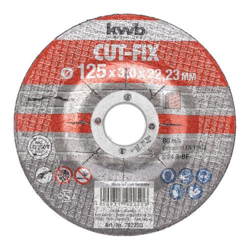 Kwb Disco taglio smerigliatrice CUT FIX per pietra D. 125 mm 792250