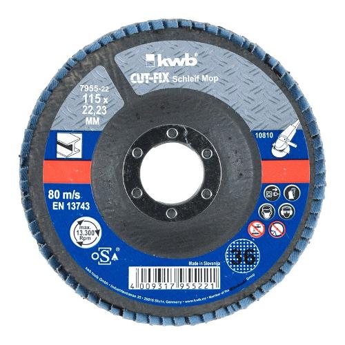 Disco lamellare smerigliatrice 125 mm 60 G CUT FIX 795726