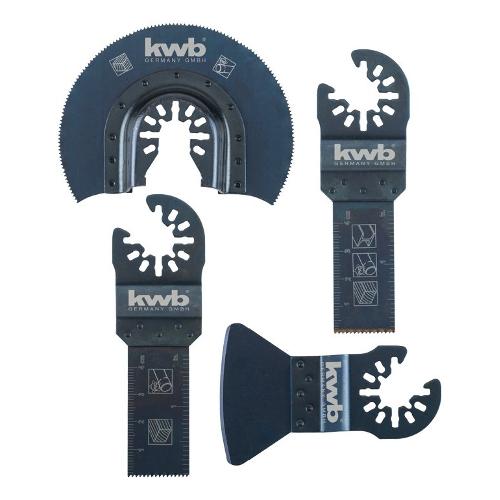 Kwb Set lame utensile multifunzione legno e metalli 708800