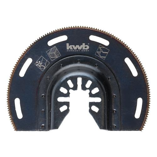 Kwb Lama semicircolare immersione per multifunzione multi materiale D. 87 mm 709450