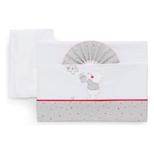 Italbaby Set lenzuola lettino completo 3 pz BEAR Grey 15 20 108