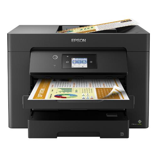 Epson Multifunzione 4in1 Inkjet ( A3 Duplex 4800 x 2400 ) WORKFORCE WF 7835DTWF Black C11CH68404