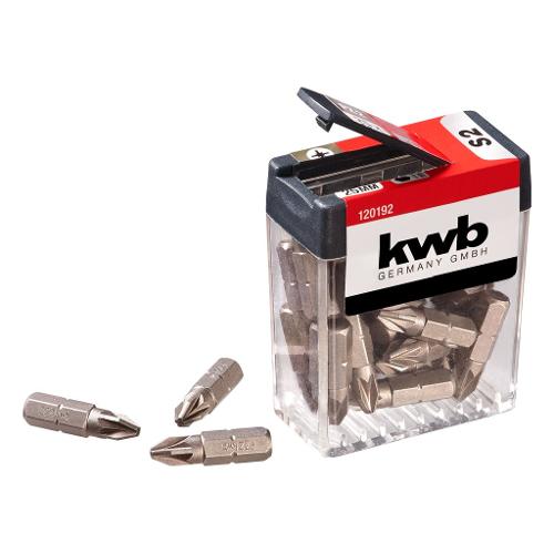 Kwb Inserti impronta croce Pozi pz 2 x 25 mm 25 pz 120192