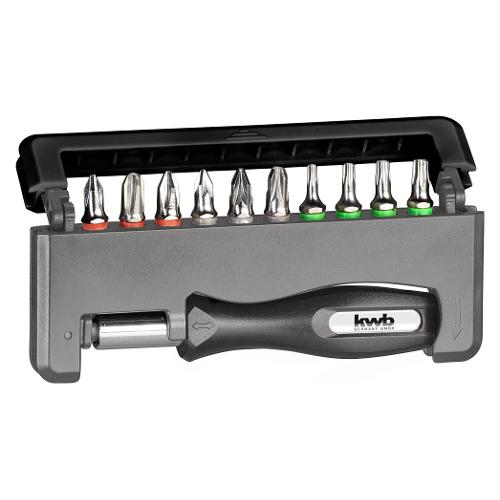 Kwb Set cacciavite portainserti 1/4" Industrial Steel 151010