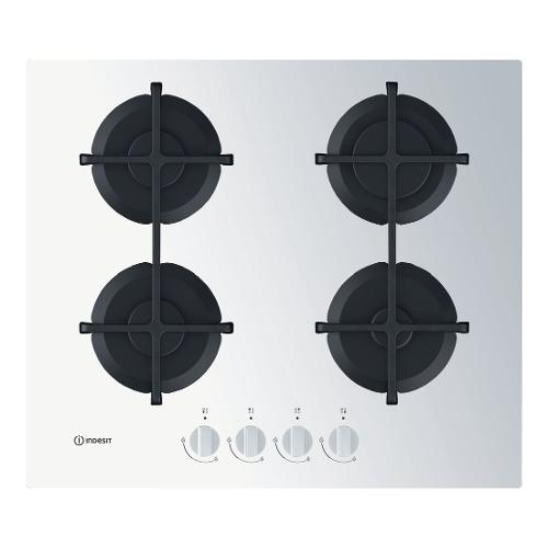 Indesit Piano cottura gas 4 zone Ing 61T Wh Bianco (60cm) F159014