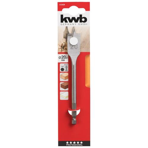Kwb Punta trapano legno morbido e duro d. 2cm 512420
