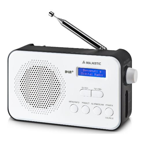 Majestic Radio Rt 195 Dab White e Black 109195