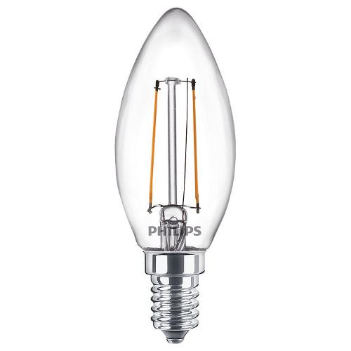Philips Lampadina led candela E14 (2,2W) , luce fredda