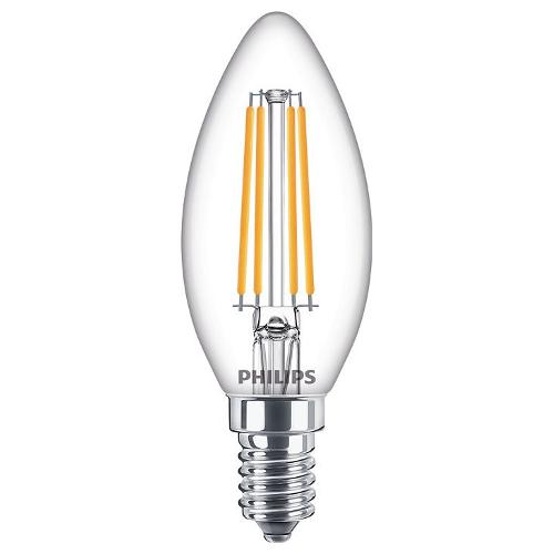 Philips Lampadina led candela E14 (6,5W) , luce calda