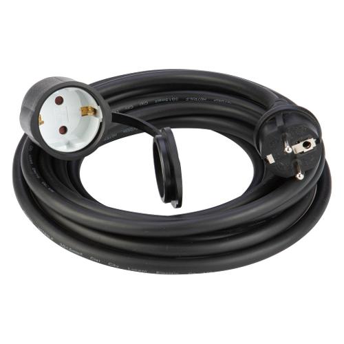 Poly Pool Prolunga elettrica nero H07RN-F 3x1,5 mmq (5 mm) PP2627