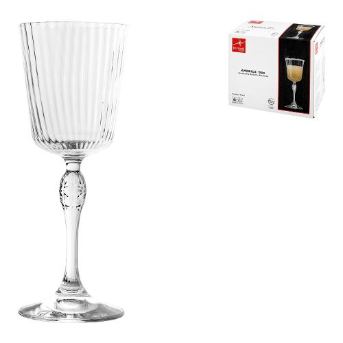 Bormioli Rocco Set calici Cocktail 6 pz (250ml) AMERICA 20'S Trasparente