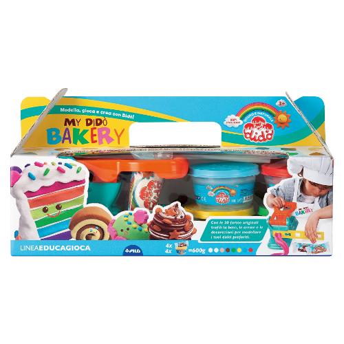 Fila Pasta modellabile My Bakery Educagioca 4 panetti 50gr e accessori DIDÒ 352800