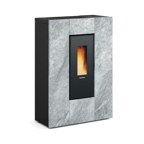 Extraflame Stufa pellet 8kW MARILENA PLUS AD PETRA Pietra naturale 4 stelle Classe A+ 1283006