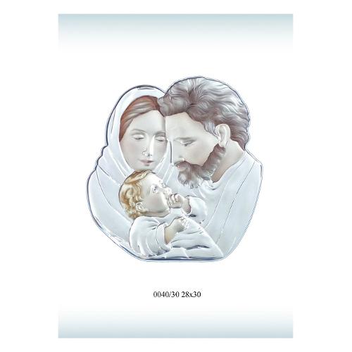 Geo's Icona Argento (26x31cm) SACRA FAMIGLIA 040 30