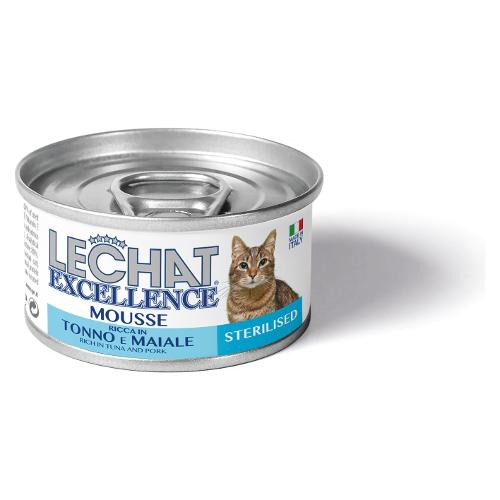 Monge Patè gatto Mousse Steryl tonno e maiale LECHAT EXCELLENCE Lattina 85 gr 6097