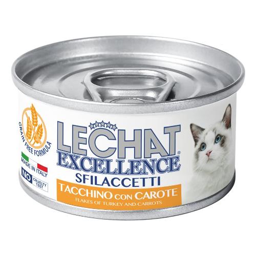 Monge Alimento LECHAT EXCELLENCE tacchino e carote Lattina 80 gr 6084