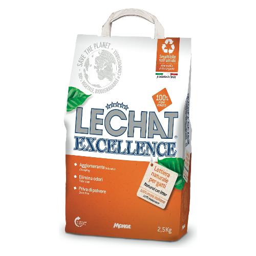 Monge Lettiera gatti LECHAT EXCELLENCE Mais Agglomerante (2,5Kg) 1511