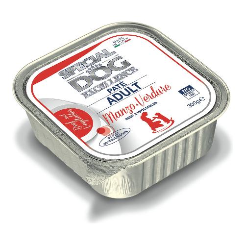 Monge Patè cane SPECIAL DOG EXCELLENCE manzo e verdure Vaschetta 300 gr 6053
