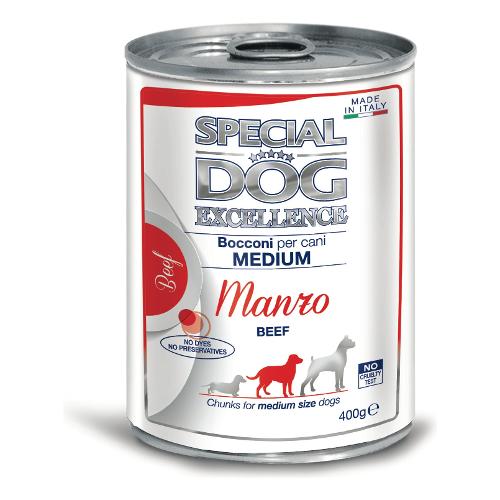 Monge Bocconi cani adulti SPECIAL DOG EXCELLENCE manzo Lattina 400 gr 6039