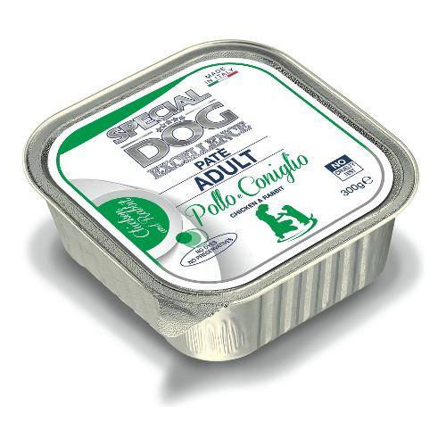 Monge Patè cane SPECIAL DOG EXCELLENCE pollo e coniglio Vaschetta 300 gr 6054