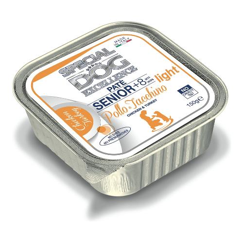Monge Patè cane Senior SPECIAL DOG EXCELLENCE pollo e tacchino Vaschetta 150 gr 6048