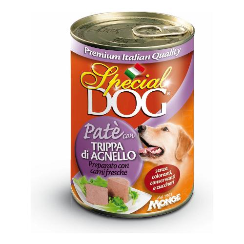 Monge Patè cane SPECIAL DOG trippa di agnello Lattina 400 gr 0012