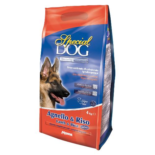Monge Crocchette cani adulti tutte le taglie gusto agnello e riso ( Sacchetto 4 kg ) SPECIAL DOG 761A