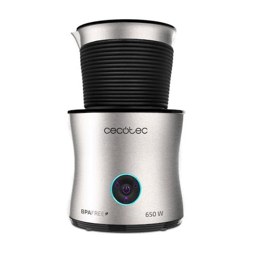 Cecotec Montalatte elettrico 650W 200ml Power Moca Spume 5000 Silver e Black 01518