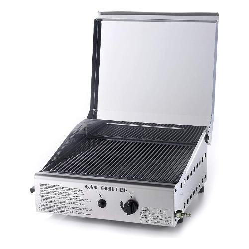 Piastra Ø 60 cm in acciaio 102021 Plancha per Barbecue Monolith