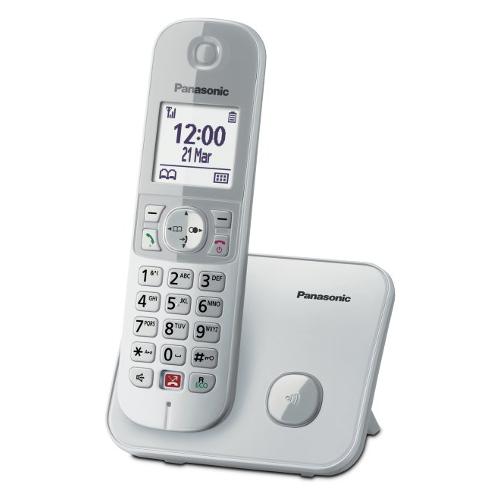 Panasonic Cordless Singolo Dect Silver KX TG6851JTS