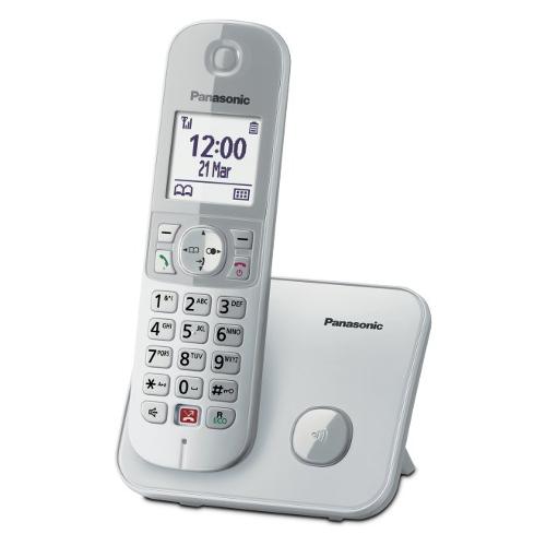 Cordless Singolo Dect Silver KX TG6851JTS