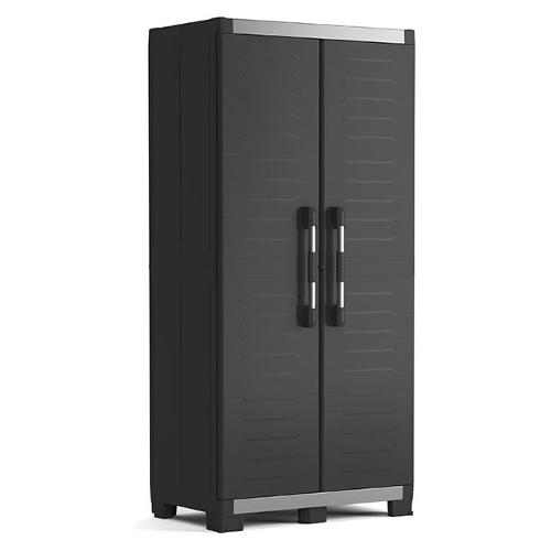 Keter XL GARAGE Alto Armadio plastica 2 Ante battenti Nero (90cm) Mobile KIT