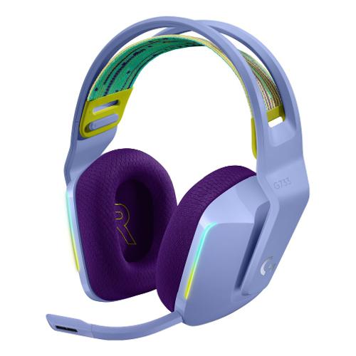 Logitech Cuffie gaming G SERIES G733 Lightspeed Rgb Lilac 981 000890