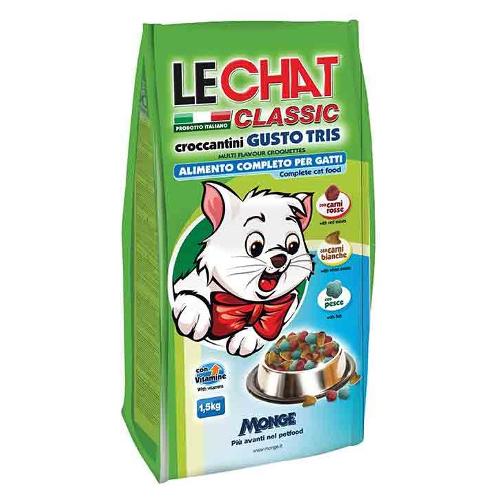 Monge Crocchette gatti adulti gusto carne e pesce ( Sacchetto 1,5 kg ) LECHAT 0042
