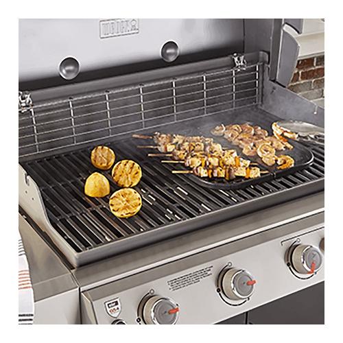 Weber Piastra ghisa Multifunzione con Griglia Nero (36,3x35,8x2,8 cm) 8858