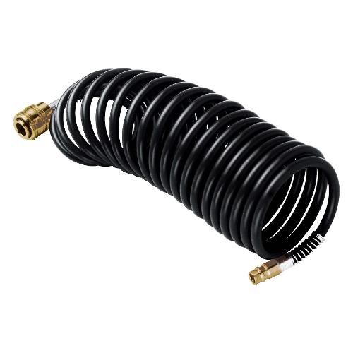 Stanley Tubo compressore Spiralato con Raccordi Nero (500x0,8 cm) 166005XSTN