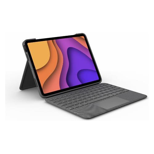 Logitech Custodia con tastiera IPAD Air 5a Gen FOLIO TOUCH Oxford grey 920 009962