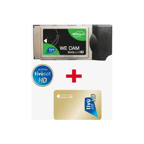 Digiquest Modulo CAM We Cam + Tessera Tivùsat Hd BUNDLETVSATWE