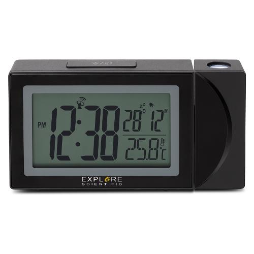 Explore Scientific Sveglia Multifunzione radiocontrollata Black RDP1002BLK