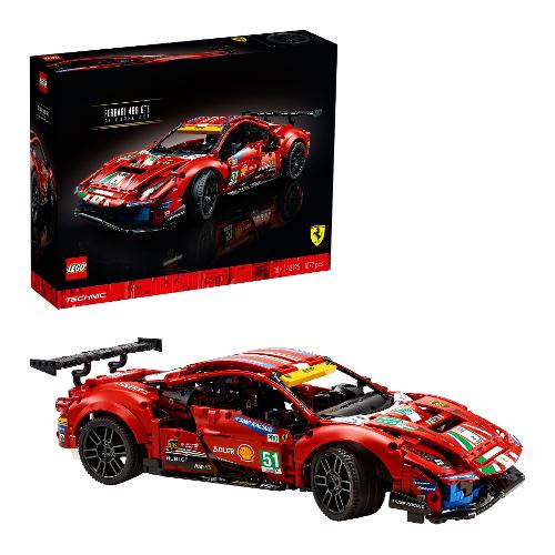LEGO Ferrari 488 Gte ( 1677 pz ) TECHNIC 18a+ 42125