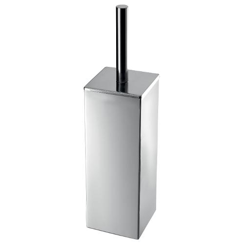 Porta scopino WC da appoggio TESEO WIZARD Cromo 9 x 9 x 38 cm 4433 13