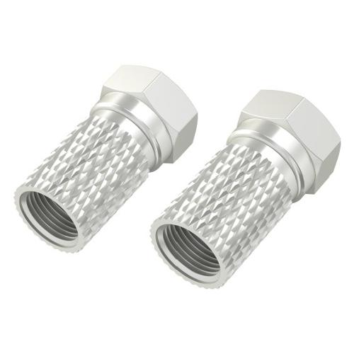Hama Connettore antenna Sat Plug Set 2 Pz Metal 00205204